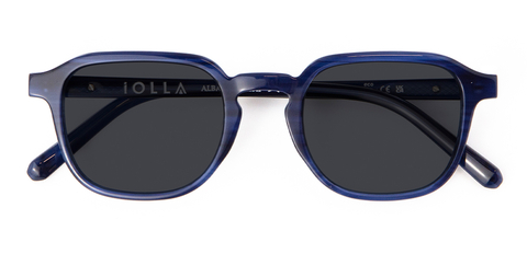 IOLLA Boyd Stone Blue Sunglasses with Grey Lenses