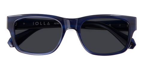 IOLLA Maclean Stone Blue Sunglasses with Grey Lenses