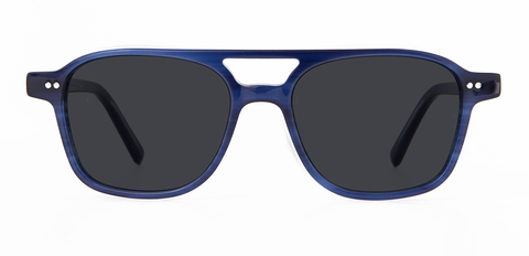 IOLLA Ramsay Stone Blue Sunglasses with Grey Lenses
