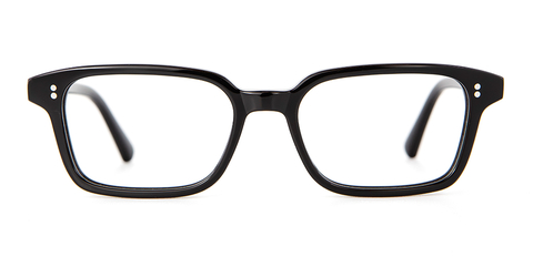 Front view of 001 Black Glasses