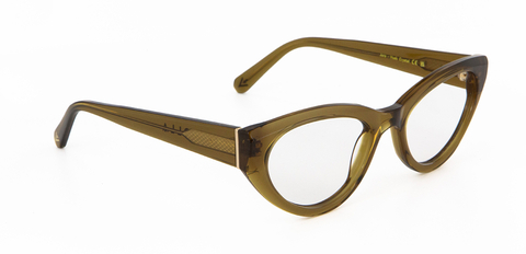 Jura Glasses in Husk Crystal top angle view